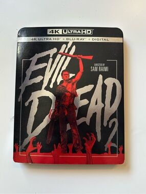 Evil Dead 2 Brand New Sealed Slipcover 4K & Blu Ray